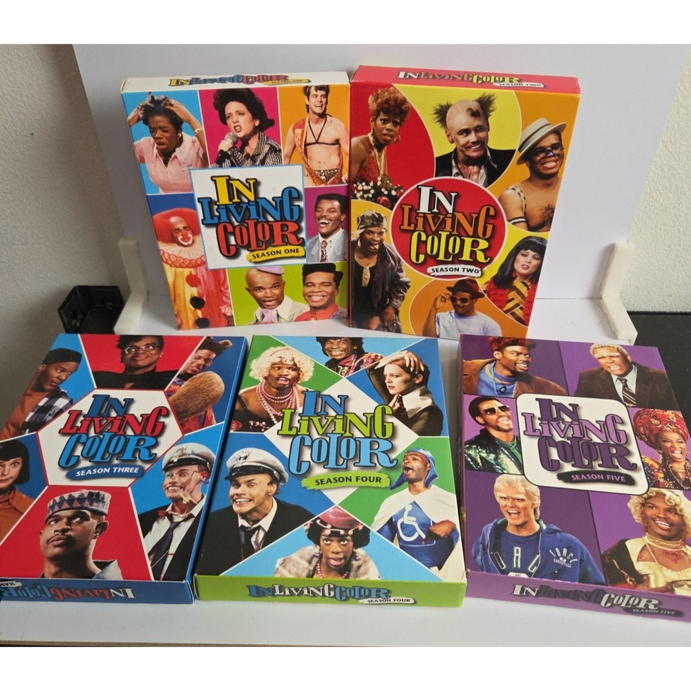 In Living Color Complete Series DVD Box Sets Lot Seasons 1-5 20-Disc